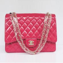 1:1 Designer Chanel Classic Flap bags Red Enamel 1116