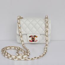 1:1 Designer Chanel Classic Flap bags White Lambskin 51725