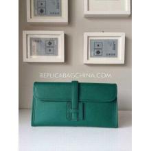1:1 Designer Clutch Green Wallet