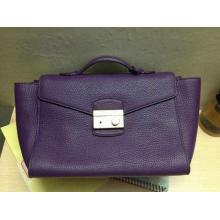 1:1 Imitation Prada Handbag YT6782 Purple Calfskin