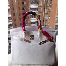 2016 Hermes Birkin Togo Leather Bag White
