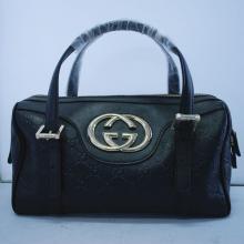 Cheap Gucci Top Handle bags Cow Leather Black Ladies
