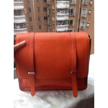 Cheap Hermes Steven 34cm Men's Bag Orange Sold Online