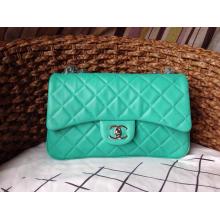 Copy Best Quality Chanel Lambskin Leather 3 Medium Flap Bag A94032 Green