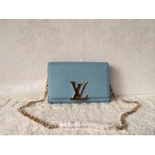 Copy Louis Vuitton Chain Louise Bag Blue