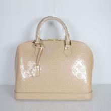 Copy Louis Vuitton Monogram Vernis Handbag Apricot Ladies