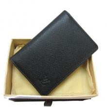 Copy Taiga Leather Mens Black Card Bags