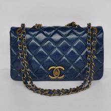 Fake Chanel Classic Flap bags Blue Cross Body Bag YT0158