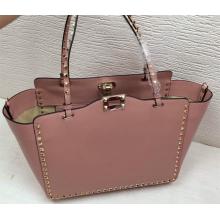 Fake Cheap Valentino Rockstud Shopping Bag Pink at USA