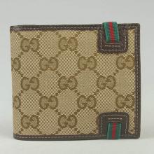Fake Gucci Wallet Canvas Coffee YT5748