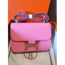 Fake Hermes Constance 23cm Epsom Bag Pink Togo Leather
