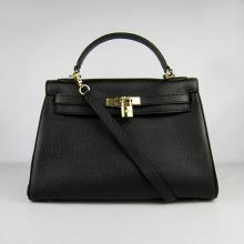 Fake Hermes Kelly Cow Leather Handbag YT7216
