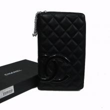 First-Class Chanel Wallet Wallet Ladies Black Sold Online