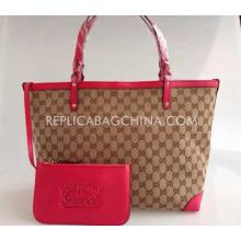 Imitation 1:1 Gucci Handbag YT2209 Calfskin Brown Sale
