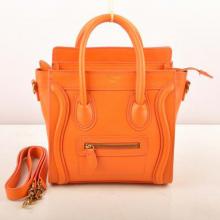 Imitation Celine Orange YT1283 Cow Leather Sold Online