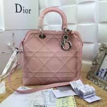 Imitation Cheap Dior Granville Tote Bag in Lambskin Leather Pink