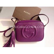 Imitation Gucci Calfskin Purple YT0801