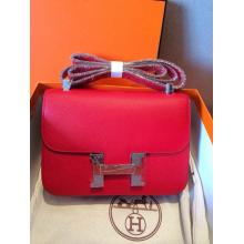 Imitation Hermes Constance 23cm Epsom Bag Red Togo Leather