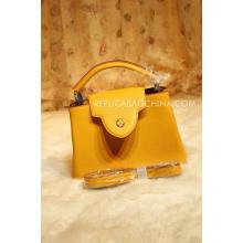 Imitation Louis Vuitton Handbag Yellow YT6956