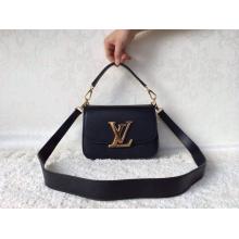 Imitation Louis Vuitton Leather Vivienne LV Bag Black