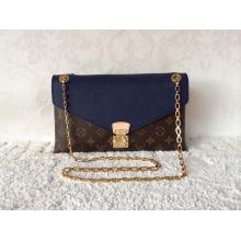 Imitation Louis Vuitton Pallas Chain Bag Blue