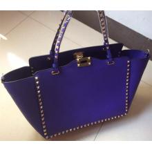 Imitation Valentino Rockstud Shopping Bag Lilac Purple