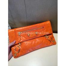 Knockoff Balenciaga Clutch Wallet Orange