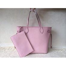 Knockoff Louis Vuitton Epi Neverfull MM Bag Pale Pink