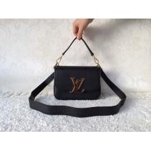 Knockoff Louis Vuitton Full-Grain Leather Vivienne LV Bag M94493 Black