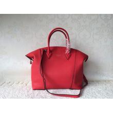 Luxury Imitation Louis Vuitton Soft Lockit MM Bag Red