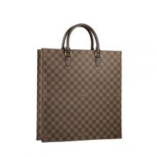 Luxury Louis Vuitton Damier Canvas Briefcase Brown