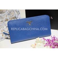 Luxury Prada Purse Wallet Blue