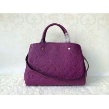 New Louis Vuitton Monogram Empreinte Montaigne MM Bag Purple UK