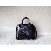 New Louis Vuitton Monogram Vernis Alma PM Bag M90061 Noir