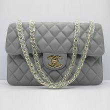 Replica Chanel Classic Flap bags Handbag Grey 48220