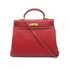 Replica Kelly Cow Leather Ladies Red