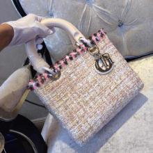 Replica Lady Dior Tweed Medium Bag