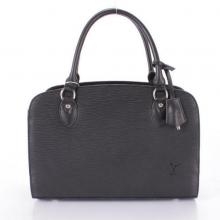 Replica Louis Vuitton EPI Leather Black Ladies Handbag