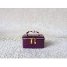 Replica Louis Vuitton Monogram Vernis Zip Mini Vanity Bag Purple