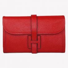 Replica Luxury Hermes Wallet Red Wallet For Sale